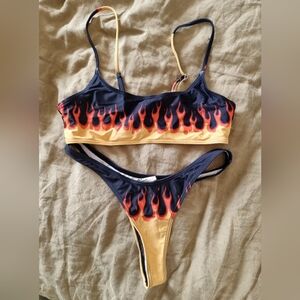 Snrklbr Flame Bikini Set - Rare